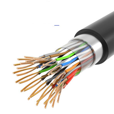 Cat3 UTP And FTP 24AWG  50 / 100 / 200 Pair Indoor Outdoor Multi Pair Telephone Cable