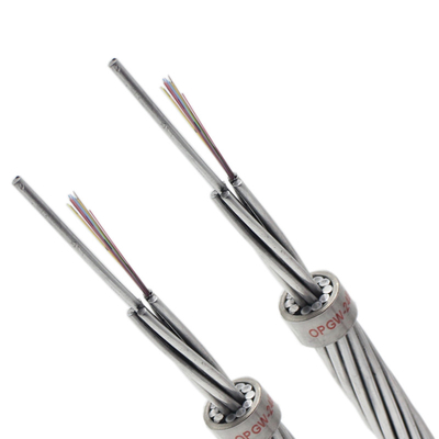 Optik Fiber 12-96 çekirdekli OPGW Elektrik Optik Kablo Kompozit Güç Kablosu