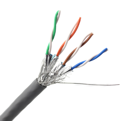 SFTP Cat7 Cat7 Cat6a Cat8 Ağ Lan Kablo Hızlı İletişim Düşük Kayıp 100m 305m Her Roll