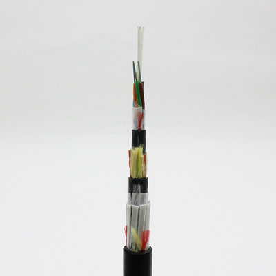 Tüm Dielektrik Kendiliğinden Taşan Hava Kablosu ADSS Dış Fiber Optik Kablosu Üçlü Ceket