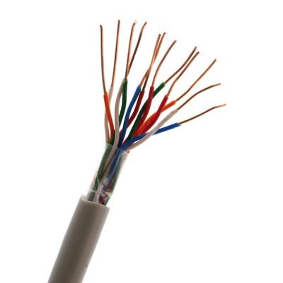 Çok çiftli 10-200 çiftli Telefon Kablosu Telekomünikasyon Sistemi İç / Dış UTP / FTP