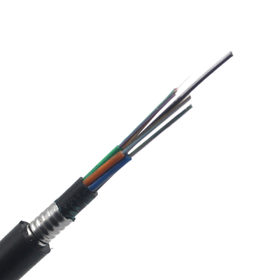 Tercihli GYTY53 2-144 çekirdekler Dış Fiber Optik Kablo Çift PE Ceket