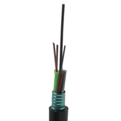 Dışarıda Zırhlı Kablo GYTS Fiber Optik Kablo Çok Modlu Dalgalanmış Çelik Teyp