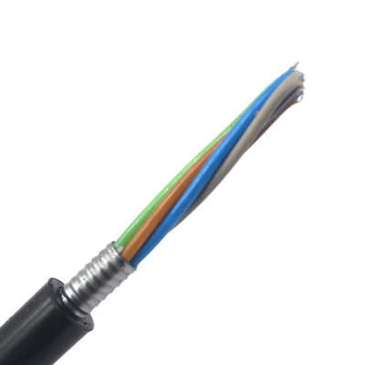2-144 Çekirdek GYTA GYTS GYFTS Fiber Optic Kablo Çıkarma Açık Tüp Zırhlı 9.8-16.1 Ceket Diametresi