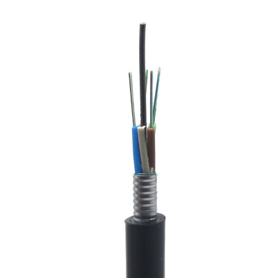 48 çekirdekli GYTS çelik bant zırhlı açık hava fiber optik kablosu single mode G.652D fiber ile