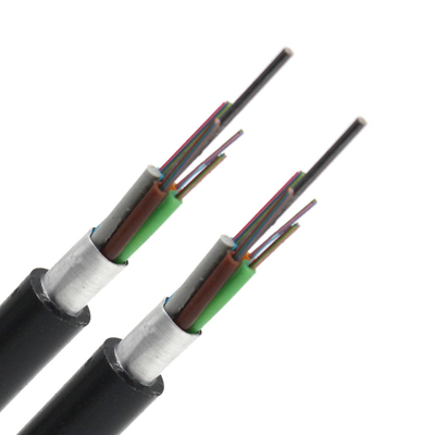Tek modlu G.652D Fiber Type 24 Özelleştirilmiş GYTS GYTA için çekirdek zırhlı Fiber Optic Kablo