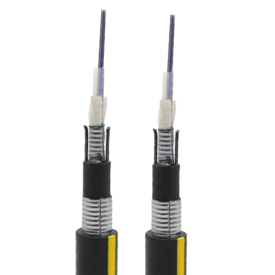Dışarısı zırhlı GYTA53 GYTS53 GYXTW53 GYFTY53 Doğrudan yeraltı gömülü fiber optik kablosu