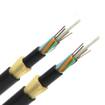 12 24 48 96 144 Çekirdek ADSS Fiber Optical Kablo 80m 100m 200m 300m 400m 500m Aralık