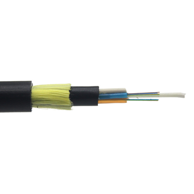 Optik Şekil 8 Kablo 200m Çift Kapaklı Adss Fiber Kablo FRP Merkezi Güç Üyesi ile