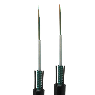PE Dış Ceket Malzemesi Dayanıklı Zırh Tasarımı İçin 24 Çekirdekli Fiber Optik Kablo