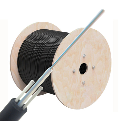 Üstteki Metal Olmayan Fiber Optik Kablo FRP GYFXTY 6 12 24 Dış ağlar için Tek Mod