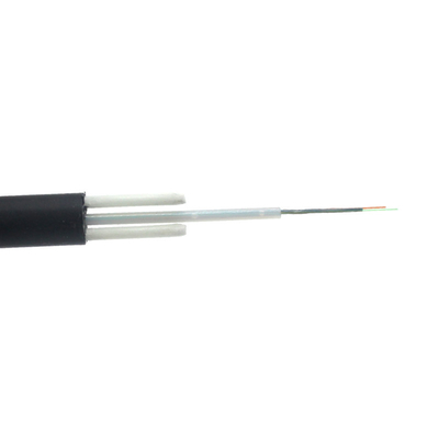 SM Dış Kapalı Fiber Optik Kablo G652d 4 8 16 24 Core FTTH Fiber Optic Kablo PE Dış Ceket