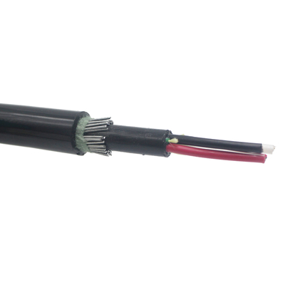 6 8 12 24 48 Çekirdek Bakır Tel Fotoelektrik Hibrit Fiber Optik Güç Kablosu RRU Ana İstasyonu İçin