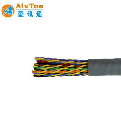 Kapalı kat3 RJ11 RJ12 UTP 10 20 25 30 50 100 150 200 800 çift Bakır 0.5mm 0.4mm Kat 3 Bakır telefon kablosu