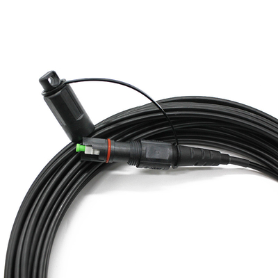 Fiber Count 2 Su geçirmez Optitap Corning SC APC Bağlayıcı G657a1 G657a2 Tek Mod Flat Drop Kablo Dalga Uzunluğu 1310/1550nm