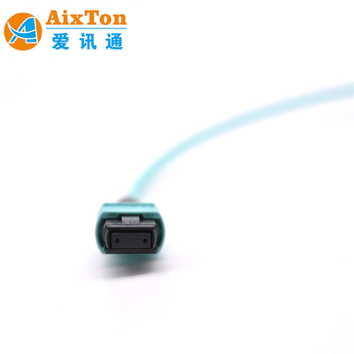 Vietnam fabrikası MPO/F-MPO/F 24 Çekirdekli Çok Modlu OM3 OM4 OM5 Fiber Optik Yama Kablosu MTP