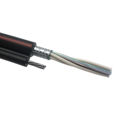 Havadan Çelik Mesajcı GYTC8S Şekil 8 Kendinden Destekli Fiber Optik Kablo 12-144 ÇEKİRDEK Uzunluk 1-5km ahşap makara başına