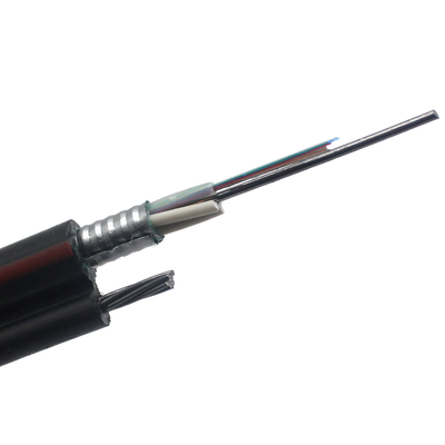 2 4 12 16 24 48 96 Çekirdek Hava Zırhlı Fig8 Tipi Fiber Optic Kablo Per Meter GYTC8Y GYTC8S Dış Kablo Siyah Renk