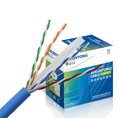 OEM Factory Cat6A CAT6 Indoor Outdoor Ethernet Cable Utp 4P COPPER Cables