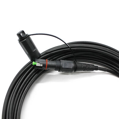 Fabrika Fiyatı H-OPT-SC Dış Mekan IP67 Su Geçirmez FTTH Prefabrik Fiber Optik Yama Kablosu Uyumlu Corning