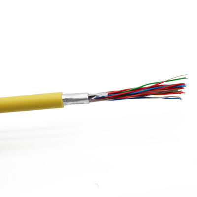 Cat3 HYV HYAT Kalkanlı Ağ Kablosu 10 20 25 50 Çift 26AWG/24AWG Kapalı Dış Telefon Kablosu